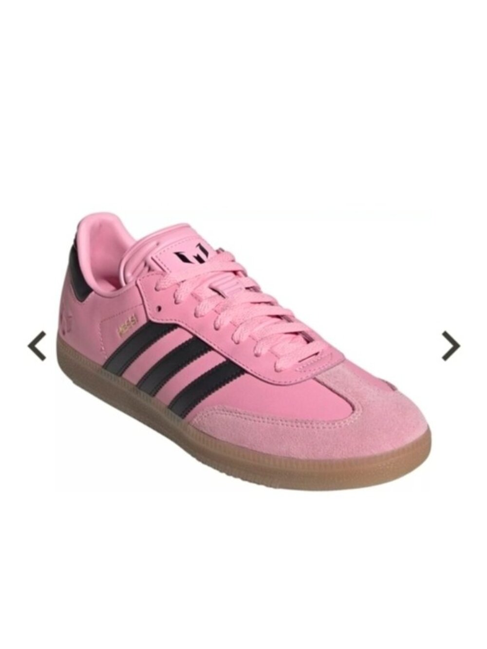 Adidas Samba Messi Men Size 11.5 Miami CF Pink Black And Gum JP7844 072026 - Picture 6 of 11
